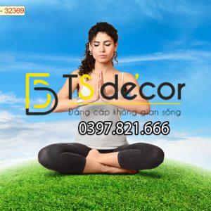 Tranh Dán Tường 3D Phòng Tập Yoga Hot Nhất 2021 - Ảnh 3