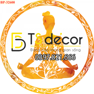 Tranh Dán Tường 3D Phòng Tập Yoga Hot Nhất 2021 - Ảnh 6