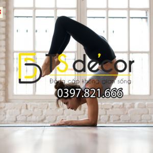 Tranh Dán Tường 3D Phòng Tập Yoga Hot Nhất 2021 - Ảnh 9