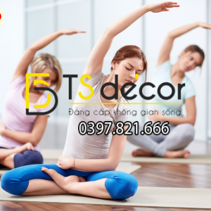 Tranh Dán Tường 3D Phòng Tập Yoga Hot Nhất 2021 - Ảnh 10