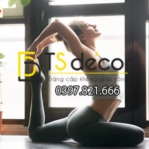Tranh Dán Tường 3D Phòng Tập Yoga Hot Nhất 2021 - Ảnh 17