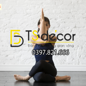 Tranh Dán Tường 3D Phòng Tập Yoga Hot Nhất 2021 - Ảnh 15