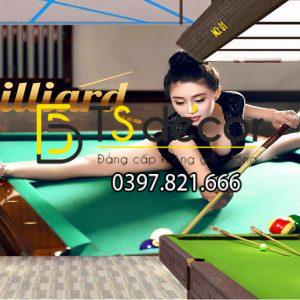 Tranh dán tường 3D Quán Bida, Club Bi-a, Billiard Pub đẹp và cá tính BI-A04 - Ảnh 3