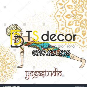 Tranh Dán Tường Phòng Yoga Mẫu Mới Nhất - Ảnh 24