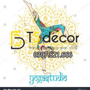 Tranh Dán Tường Phòng Yoga Mẫu Mới Nhất - Ảnh 15