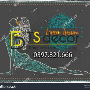 Tranh Dán Tường Phòng Yoga Mẫu Mới Nhất - Ảnh 6