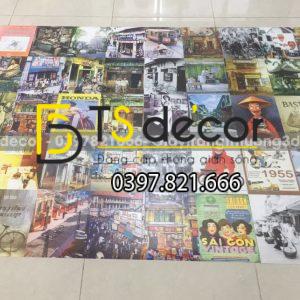 Combo 30 hình Decal dán tường thời bao cấp Việt Nam trang trí cafe,trà sữa - Ảnh 2