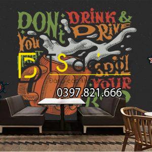 Tranh Dán Tường 3D Trang Trí Quán Beer Độc Đáo - Ảnh 3