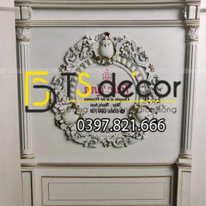 Phông nền Livestream Chụp Ảnh 3D 5D Phào Chỉ Tân Cổ Điển P12-53-62 - Ảnh 4