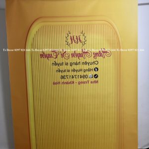 Phông Nền Livestream Chụp Ảnh Khổ Lớn Cổng Vòm Màu Hồng Tím Cam 3D 5D P167-168-169 - Ảnh 6