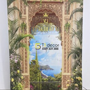 Phông Nền Livestream Chụp Ảnh Cổng Chiều Sâu 3D 5D Mã P08 - Ảnh 3