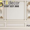 Phông Nền Livestream Chụp Ảnh Phào Chỉ Tân Cổ Điển Có Đèn 3D 5D Mã P23 - P95