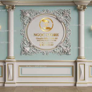 Phông Nền Livestream Chụp Ảnh Phào Chỉ Tân Cổ Điển 3D 5D Mã P64 - P127 - Ảnh 3