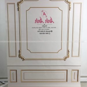 Phông Nền Livestream Chụp Ảnh Phào Chỉ Tân Cổ Điển 3D 5D Mã P39 - P101 - Ảnh 3