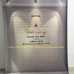 Phông Nền Livestream Chụp Ảnh Giả Tường Gạch Có Đèn 3D 5D Mã P139 - Ảnh 4