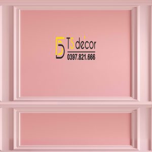 Phông Nền Livestream Chụp Ảnh Hồng Giả Tường 3D 5D Mã P184 - Ảnh 2