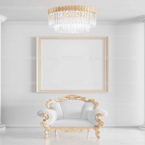 Alternative view of Phông Nền Livestream Chụp Ảnh Trắng Hoàng Gia 3D 5D Mã P409