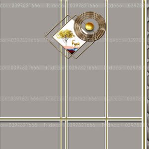 Phông Nền Livestream Chụp Ảnh Phào Chỉ Hiện Đại 3D 5D Mã P436 - Ảnh 2