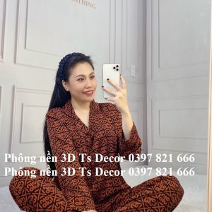 Phông Nền Livestream Chụp Ảnh Phào Chỉ Tân Cổ Điển 3D 5D Mã P256 - Ảnh 4