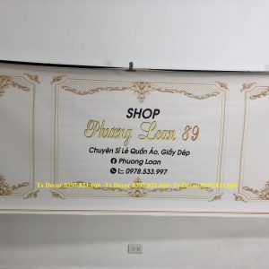 Phông Nền Livestream Chụp Ảnh Phào Chỉ Tân Cổ Điển 3D 5D Mã P268 - Ảnh 4