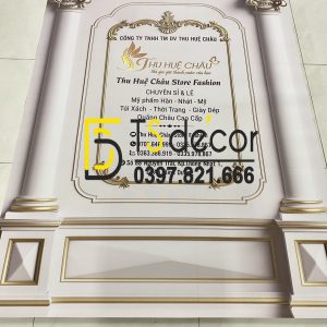 Phông Nền Livestream Chụp Ảnh Phào Chỉ Tân Cổ Điển 3D 5D Mã P195 - Ảnh 5