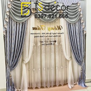 Phông Nền Livestream Chụp Ảnh Rèm Cửa Hoàng Gia 3D 5D Mã P380 - Ảnh 3
