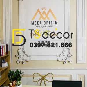 Phông Nền Livestream Chụp Ảnh Phào Chỉ Tân Cổ Điển 3D 5D Mã P188A - Ảnh 3