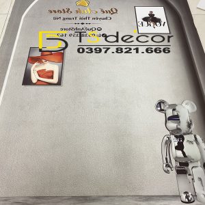 Phông Nền Livestream Chụp Ảnh Xám Xi Măng Cổng Vòm 3D 5D Mã P264A - Ảnh 3
