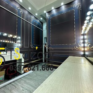 Phông Nền Livestream Chụp Ảnh Phào Chỉ Màu Trầm 3D 5D Mã P272 - Ảnh 2