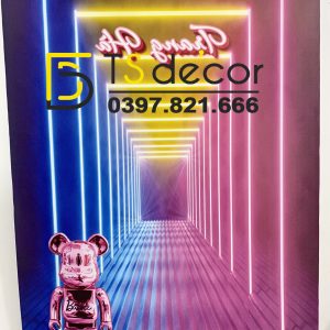 Phông Nền Livestream Chụp Ảnh Tạo Hiệu Ứng Neon Độc Đáo 3D 5D Mã P228 - Ảnh 3