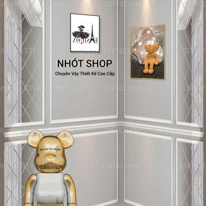 Alternative view of Phông Nền Livestream Chụp Ảnh Giả Góc Hiện Đại 3D 5D Mã G16
