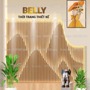 Phông Nền Livestream Chụp Ảnh Decor Trang Trí Tường Hiện Đại 3D 5D Mã P529A - Ảnh 4