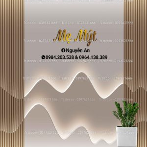 Phông Nền Livestream Chụp Ảnh Lam Sóng Hiện Đại 3D 5D Mã P531 - Ảnh 8