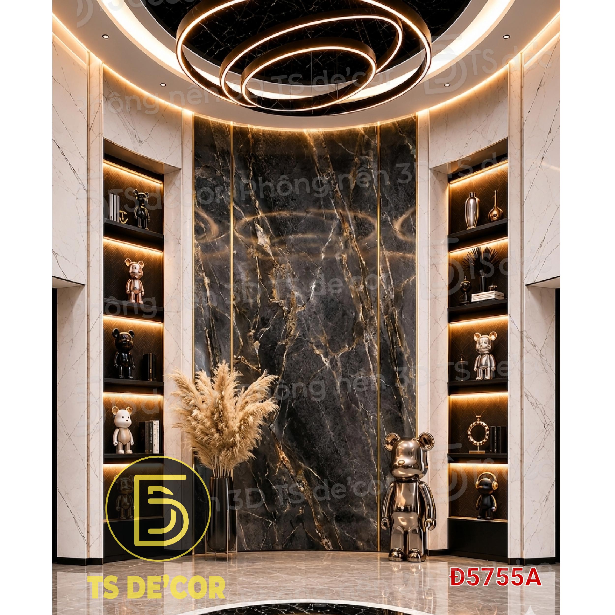 Phông nền chụp ảnh livestream 3D 5D, Decor góc livestream mẫu giả góc tạo chiều sâu, không gian rộng Đ5868/ Đ5724/ Đ5735C - Ảnh 5