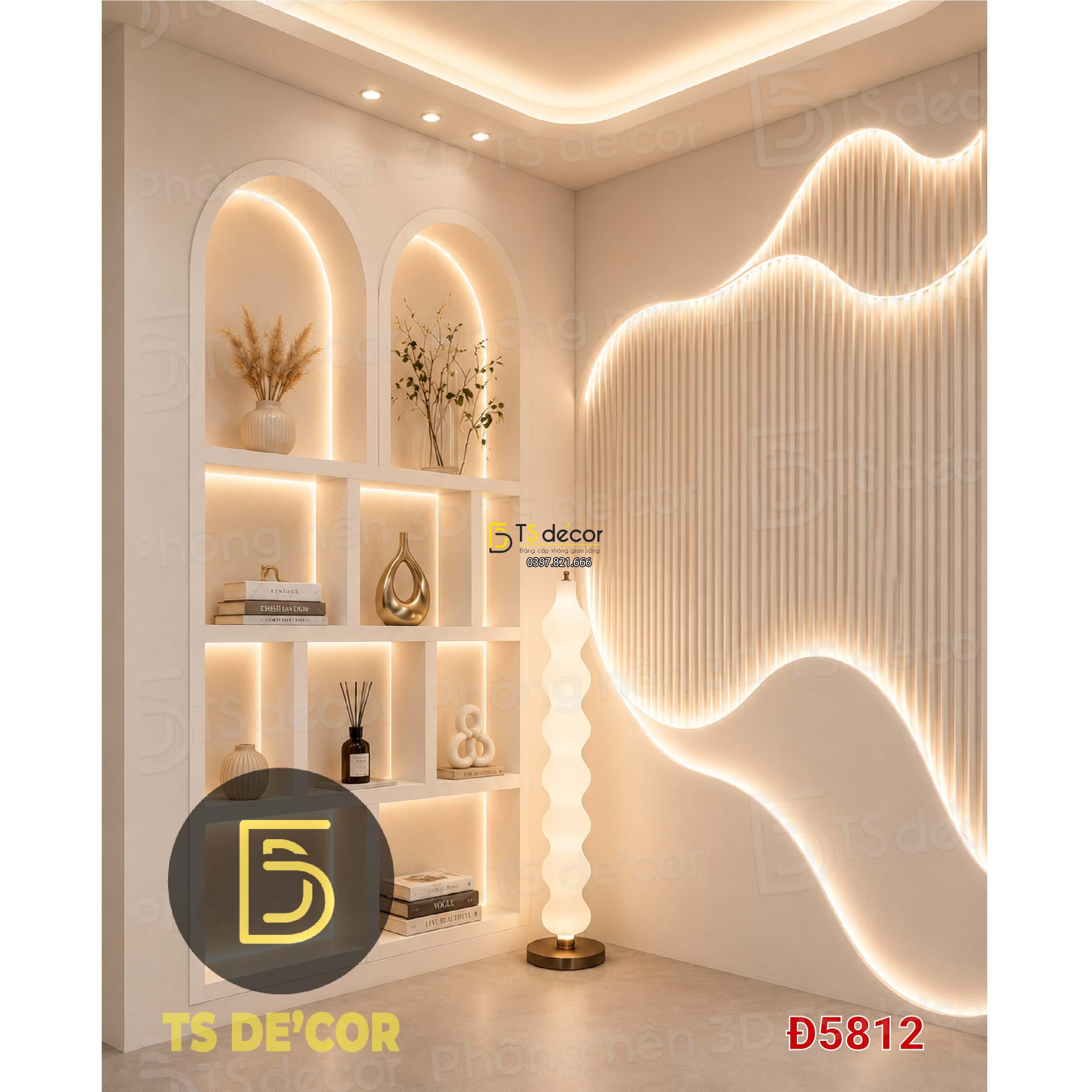 Phông nền Background livestream bán hàng, decor trang trí shop đẹp như Studio hỗ trợ đục lỗ treo Đ5856/ Đ5770/ Đ5655A - Ảnh 3