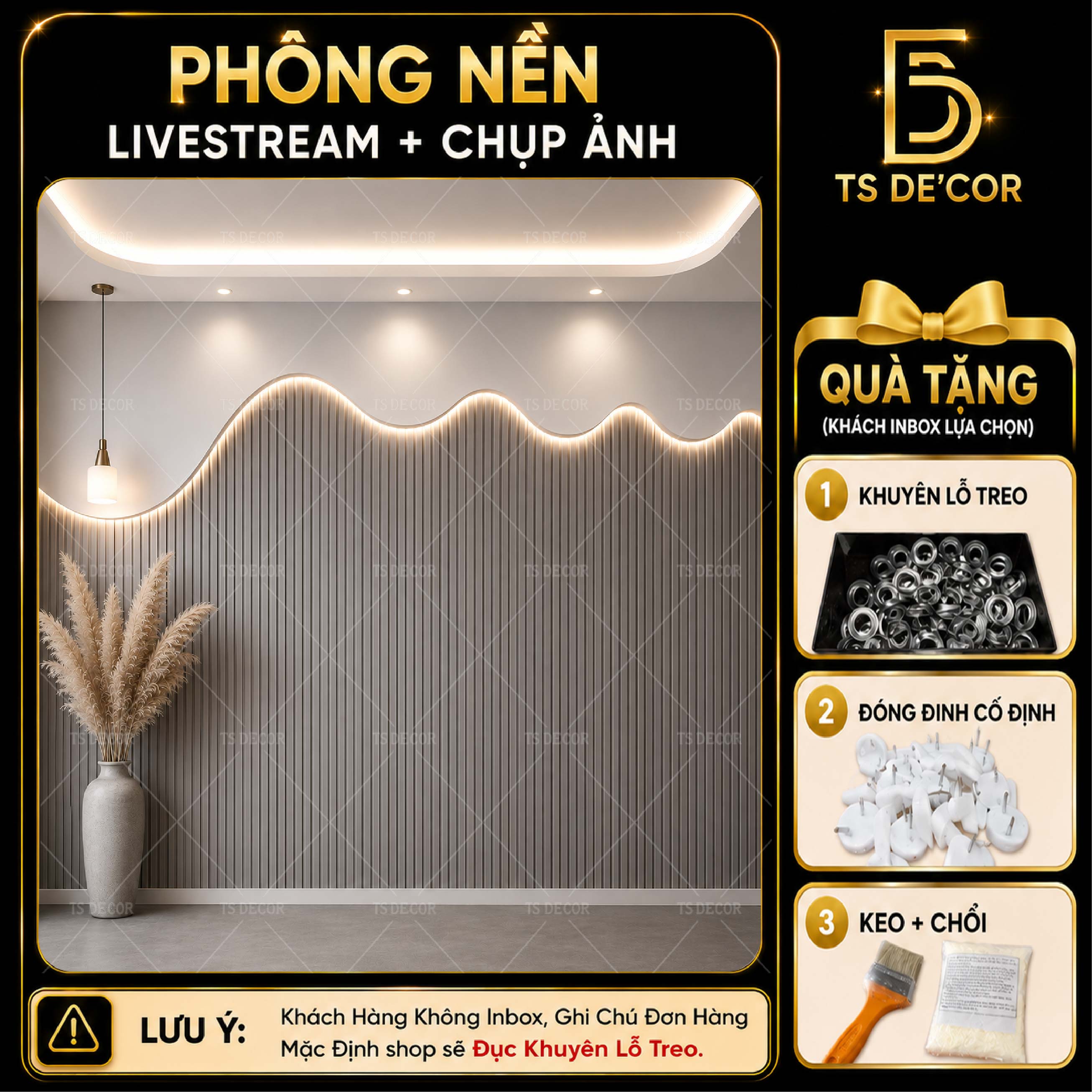 Phông nền chụp ảnh livestream 3D 5D, Decor góc livestream mẫu giả góc tạo chiều sâu, không gian rộng Đ5815C/ Đ5852/ Đ5868B