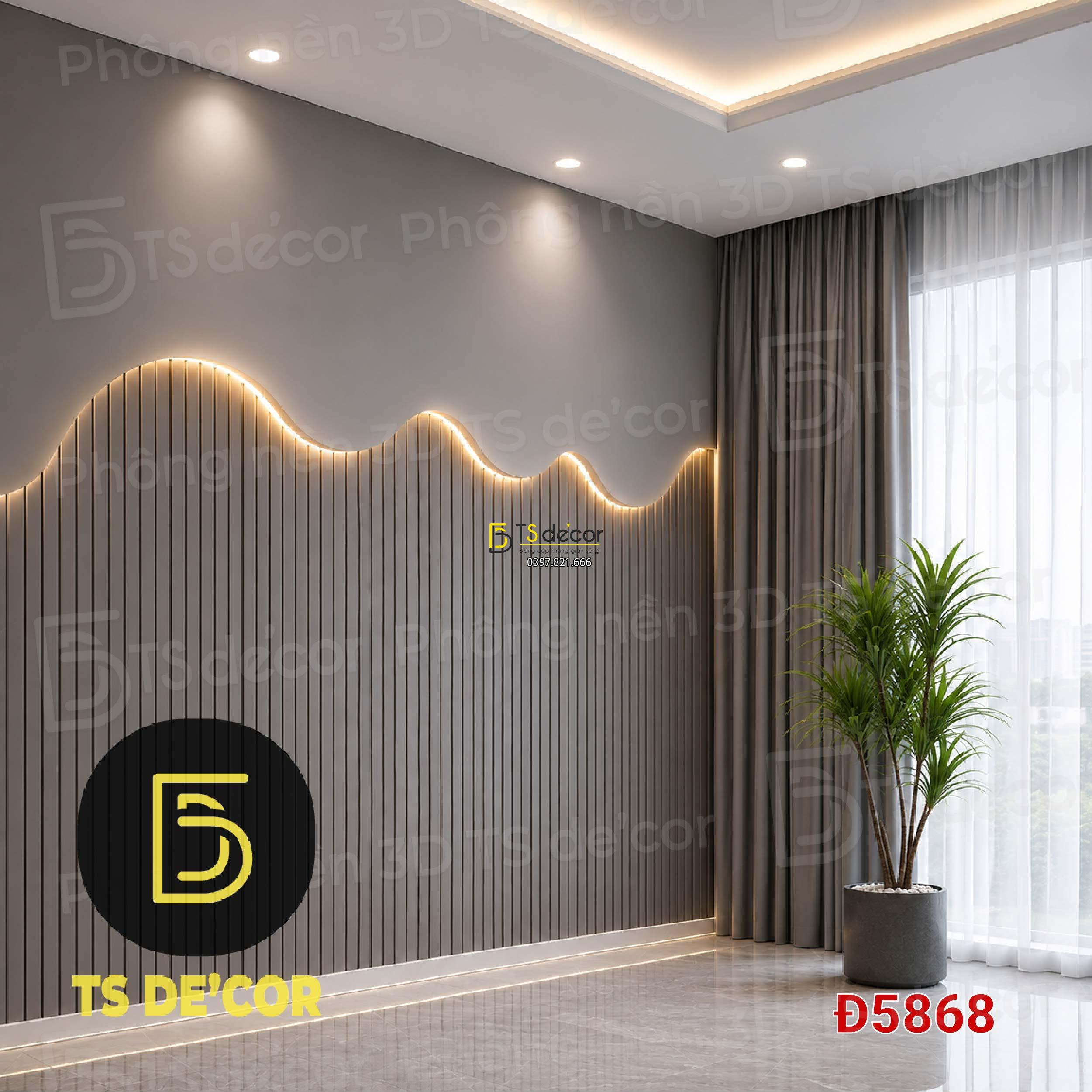 Phông nền livestream 3D 5D cao cấp, hỗ trợ đục lỗ treo tường hoặc keo dán hoặc đinh đóng tường Đ5809/ Đ5868/ Đ5736/ Đ5692 - Ảnh 2