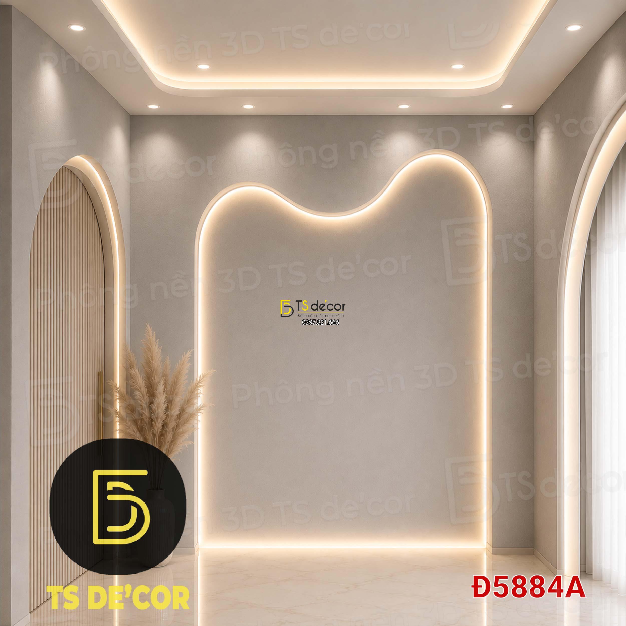Phông nền 3D 5D background đẹp chụp ảnh như studio, giả đèn led sáng Đ5795/ Đ5756B/ Đ5856B - Ảnh 4