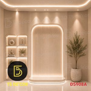 Background Phông Nền Livestream 3D 5D Cao Cấp Decor Sang Trọng Tạo Chiều Sâu Không Gian Rộng Đ423/ Đ5908A/ Đ5928 - Ảnh 4