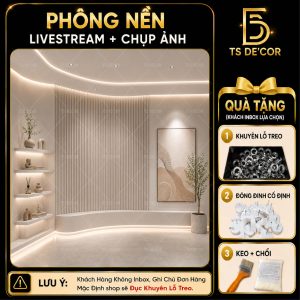 Phông Nền Chụp Mẫu, LIVE 3D 5D Cao Cấp trang trí nhà như Studio Sang Trọng, hoạt tiết nổi bật Đ5916/ Đ5687C/ Đ5771B
