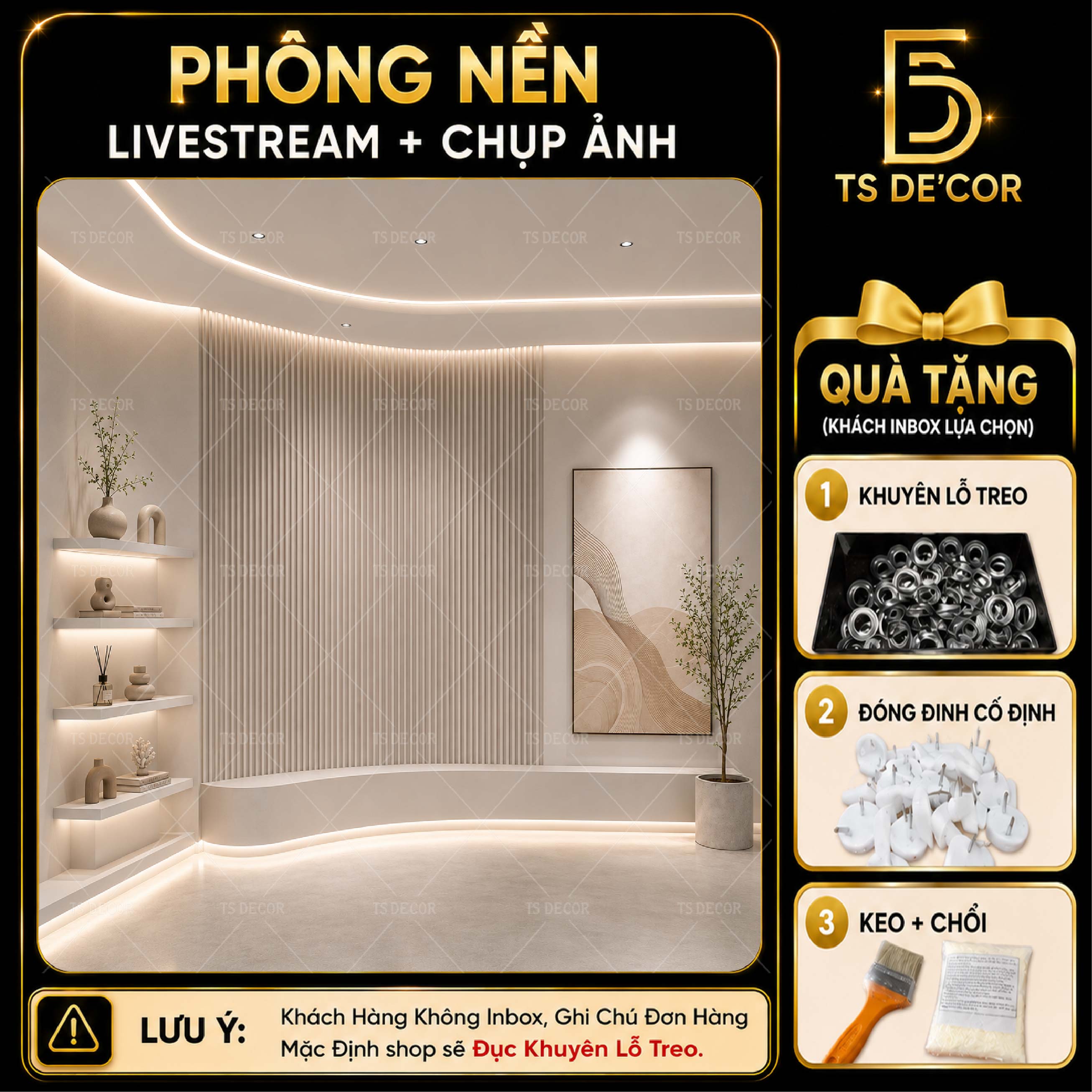 Phông Nền Chụp Mẫu, LIVE 3D 5D Cao Cấp trang trí nhà như Studio Sang Trọng, hoạt tiết nổi bật Đ5916/ Đ5687C/ Đ5771B