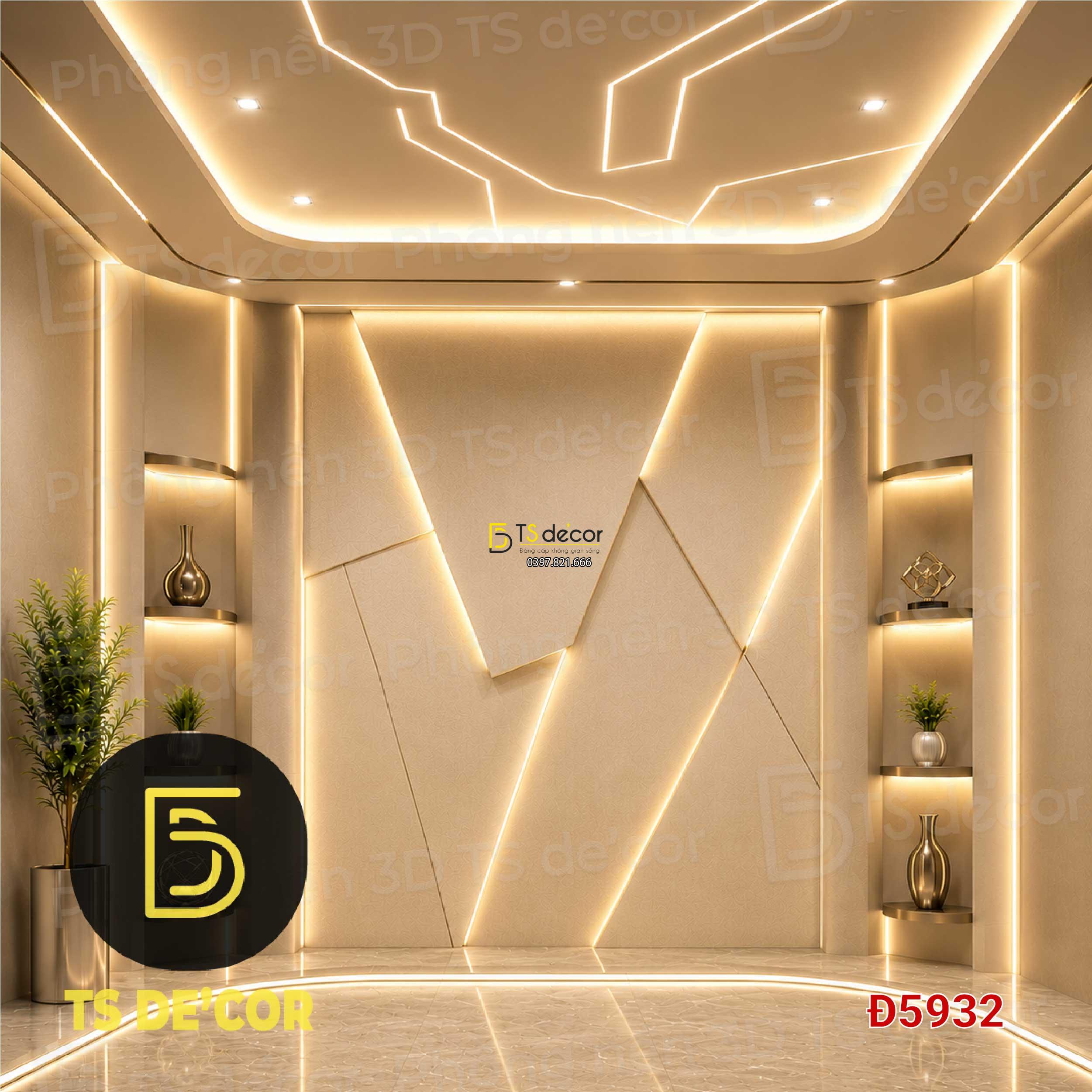 Phông nền Livestream và Chụp ảnh Decor góc live tạo chiều sâu Đ5932B/ Đ5930A/Đ5930A - Ảnh 2