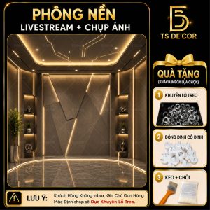 Phông nền Livestream và Chụp ảnh Decor góc live tạo chiều sâu Đ5932B/ Đ5930A/Đ5930A