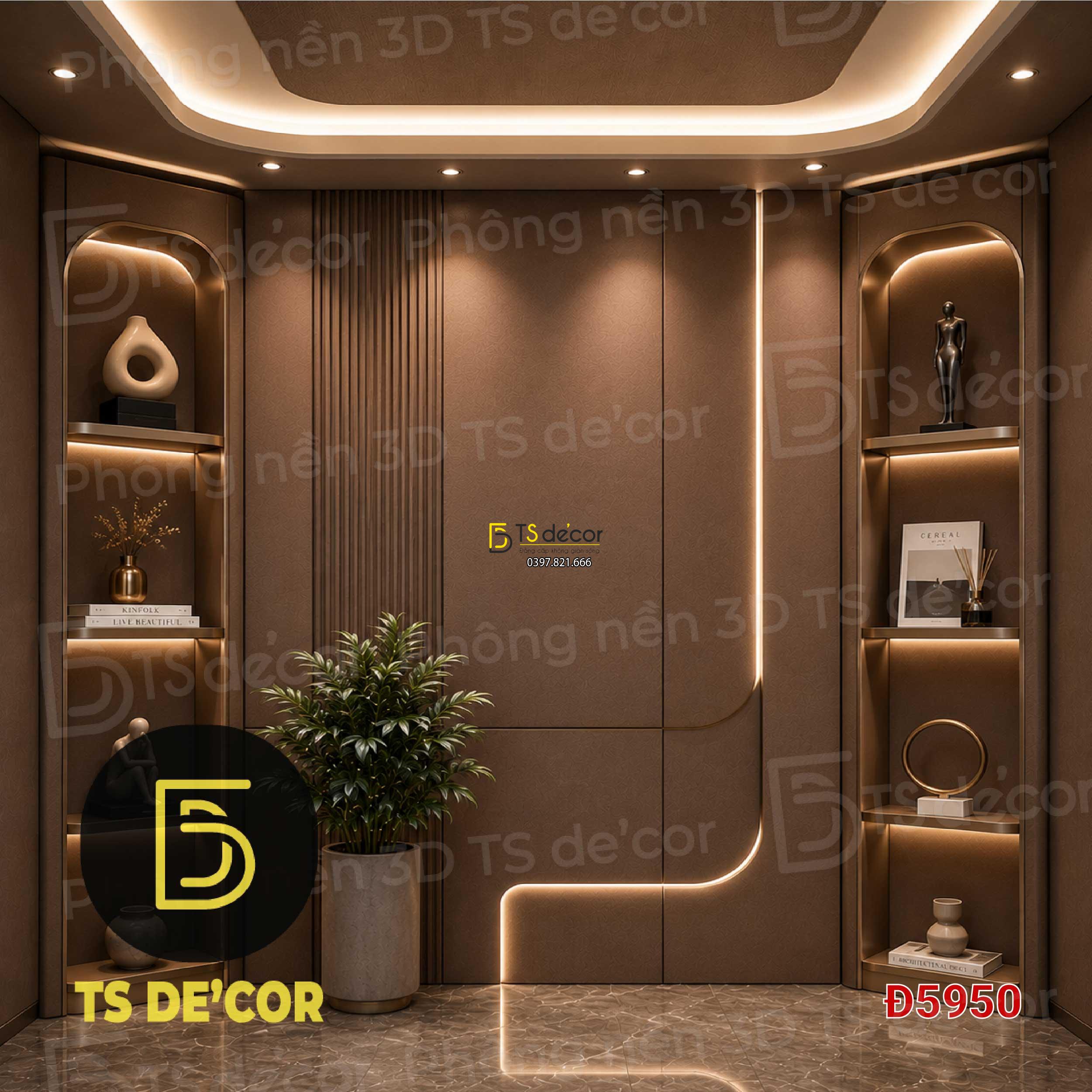 Phông nền Livestream và Chụp ảnh Decor góc live tạo chiều sâu Đ5932B/ Đ5930A/Đ5930A - Ảnh 6