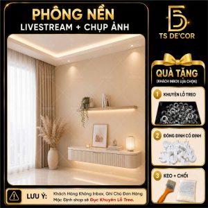 Phông Nền Studio 3D 5D Vải Lụa Kim Tuyến Cho Chụp Mẫu Livestream, Video Đẹp Sắc Nét Đ5985/ Đ912F/ Đ6038A