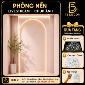 Phông Nền Chụp Mẫu Cao Cấp Decor Studio Sang Trọng, Livestream Tại Nhà Đơn Giản, Tiện Lợi Đ5993/ Đ6031A/ Đ6037C