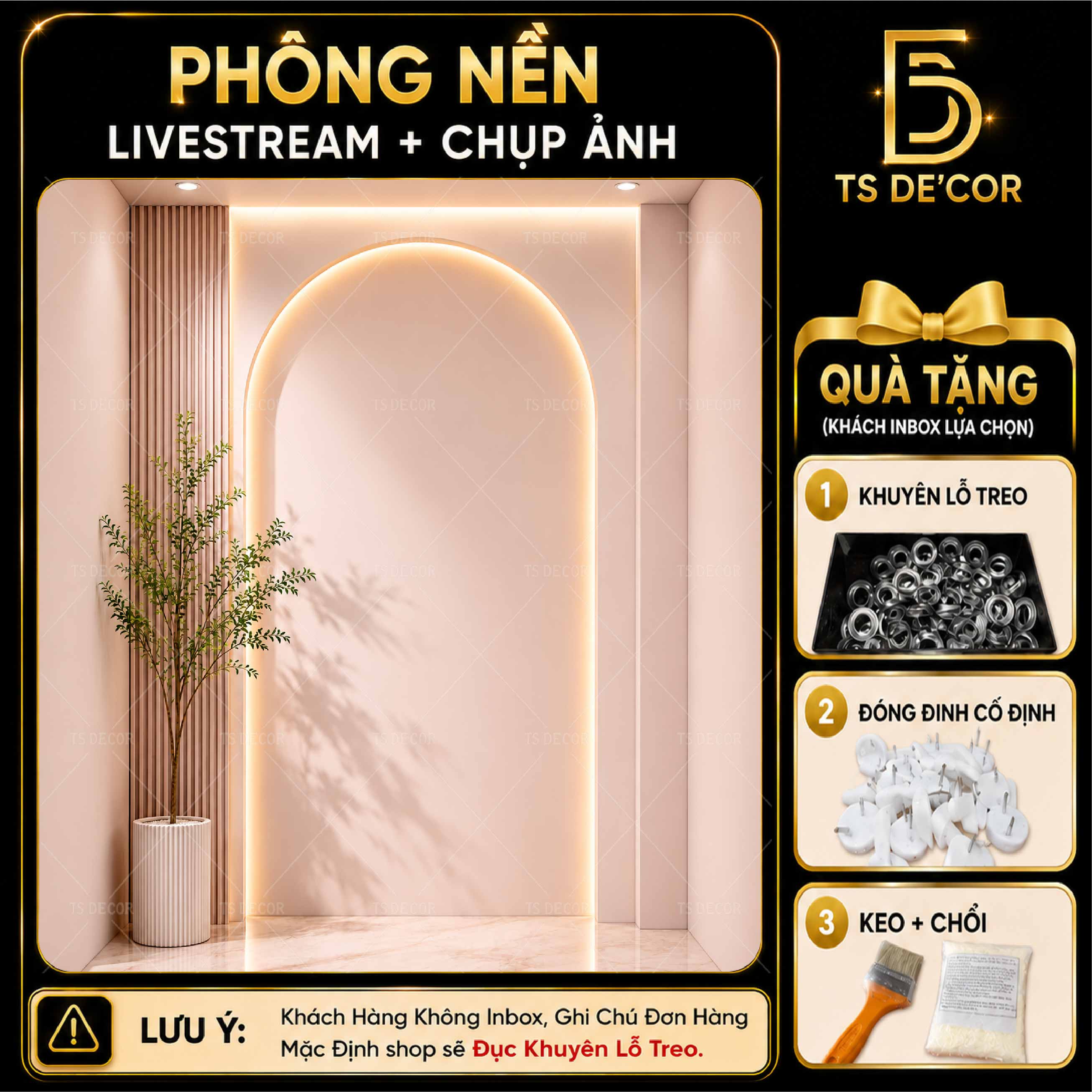 Phông Nền Chụp Mẫu Cao Cấp Decor Studio Sang Trọng, Livestream Tại Nhà Đơn Giản, Tiện Lợi Đ5993/ Đ6031A/ Đ6037C