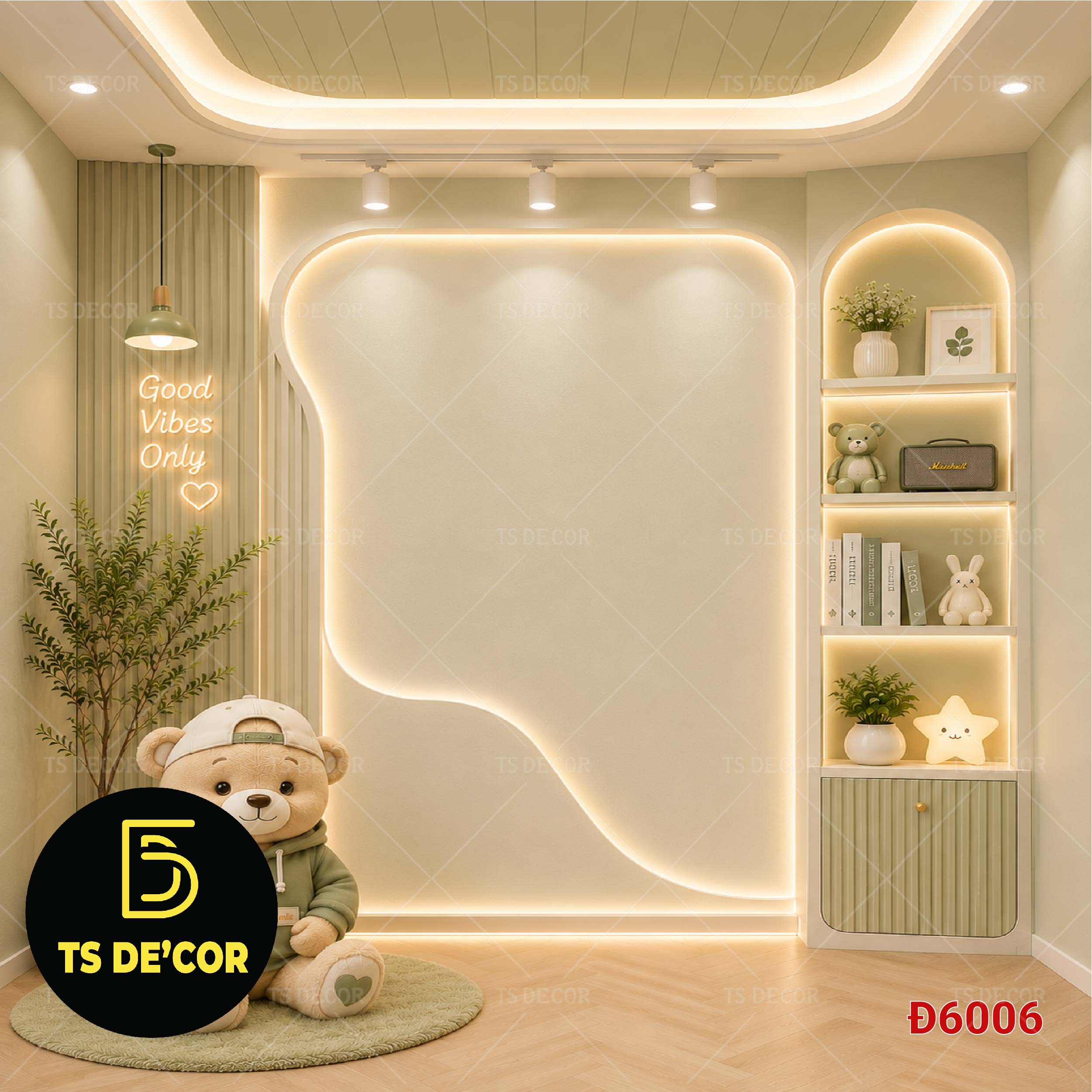 Phông Nền Chụp Mẫu Cao Cấp Decor Studio Sang Trọng, Livestream Tại Nhà Đơn Giản, Tiện Lợi Đ5993/ Đ6031A/ Đ6037C - Ảnh 4