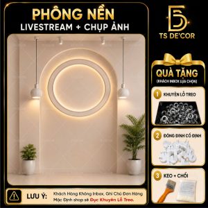 Phông Nền Livestream 3D 5D Tạo Chiều Sâu Dễ Dàng Set Up Hỗ Trợ Đục Lỗ Treo Tiện Lợi Đ6020/ Đ5804B/ Đ1441A