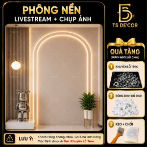 Phông nền Livestream Lên Hình Đẹp - Phong Cách Đơn Giản, Dễ Setup Mọi Góc Live Đ6025/ Đ1045/ Đ5997A